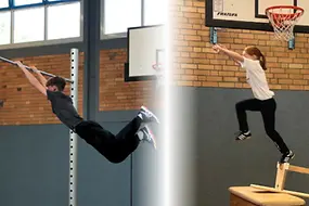 Parkour-Übungen Bundesjugendspiele | Foto DTJ